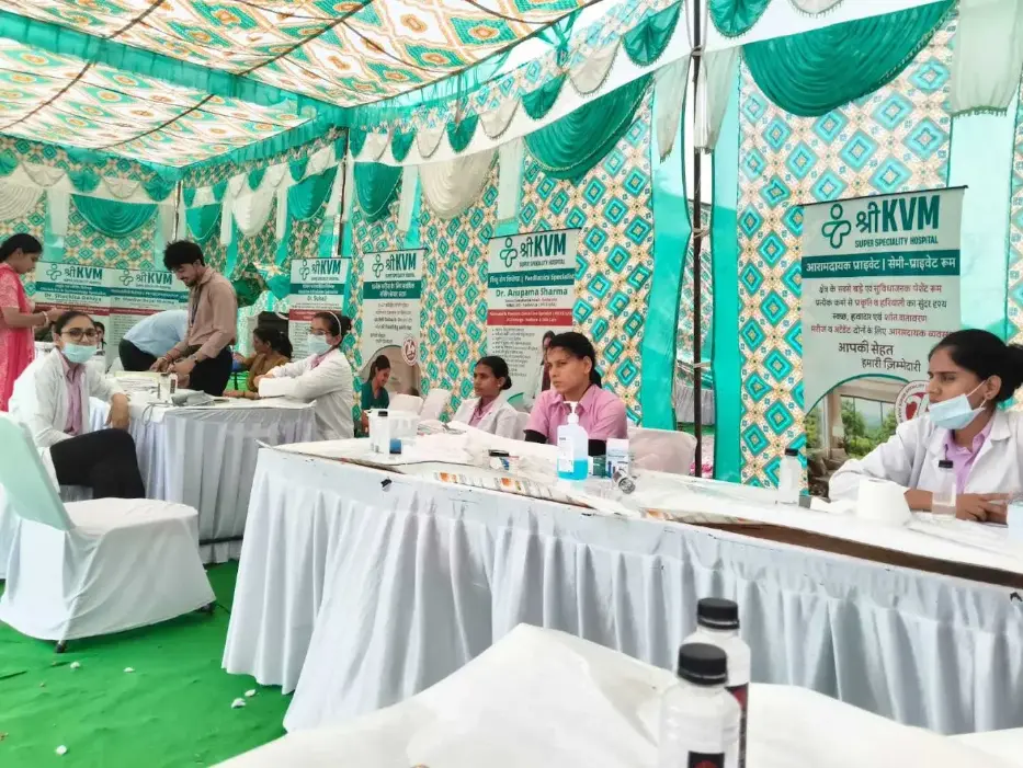 Community health outreach setup
